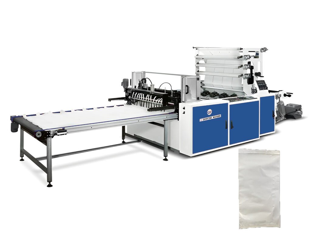 Multi-line bottom seal bag making machine